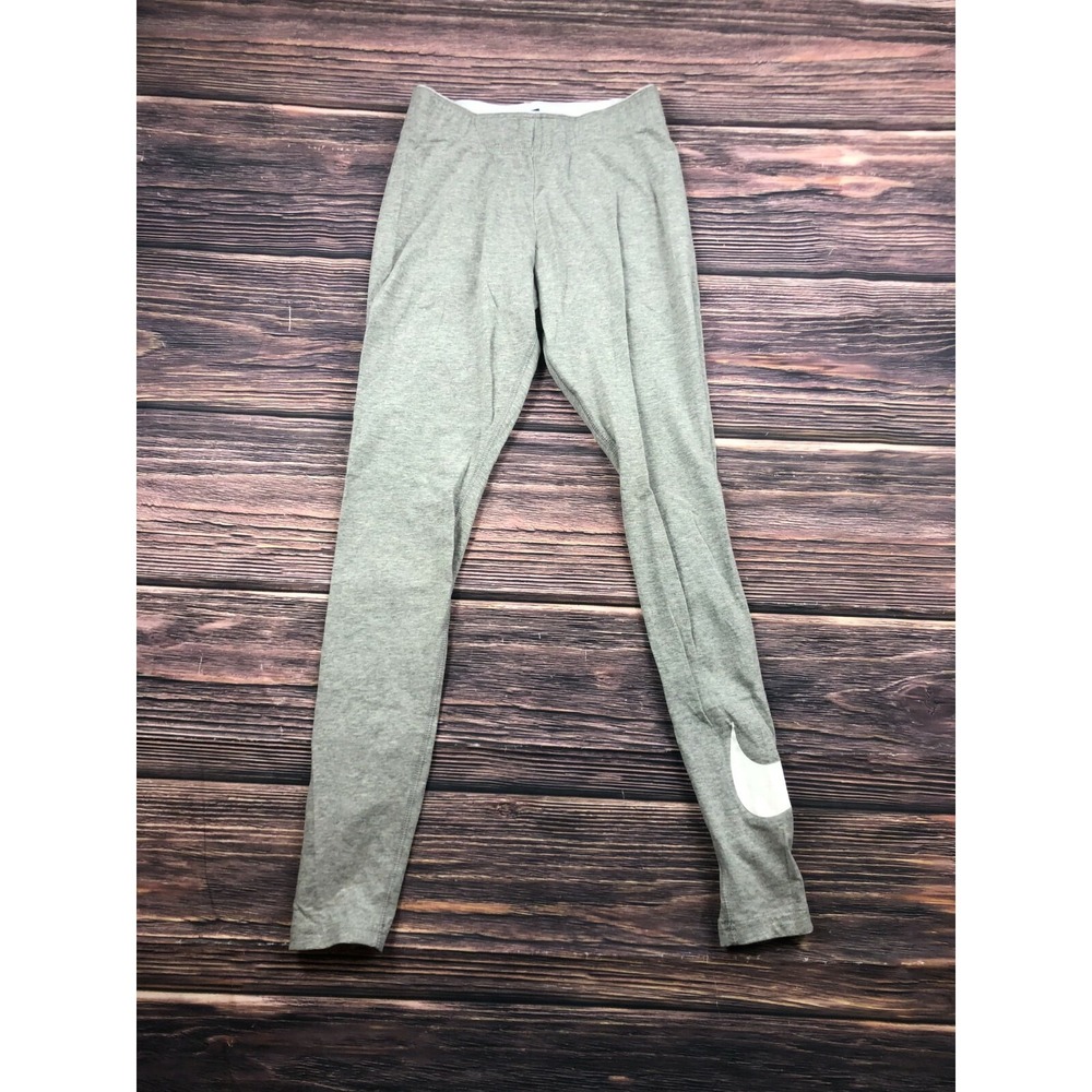 Nike Womens Size XS Gray Tight Leggings Yoga Athletic Workout Fitness Gym